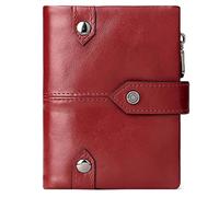 YTBHSHXZ Cartera de Hombre con Bloqueo, Carteras Cuero for, Monedero Delgado, Tarjetero, Delgadas Plegables Genuino