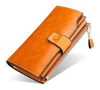 YTBHSHXZ Cartera for Tarjetas de crédito Tacto Suave y protegida con Compartimentos for Billetes Cuero Genuino for Hombre(Unique Colour)
