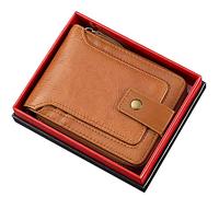YTBHSHXZ Cartera Horizontal con Cremallera for múltiples Tarjetas y Licencia de Conducir, Bloqueo Billetera Gruesa for álbumes Fotos(Unique Colour,with Box)