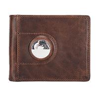 YTBHSHXZ Cartera Minimalista con 5 Ranuras + 1 Compartimento Transparente for Foto y documento de Identidad(Bruin)