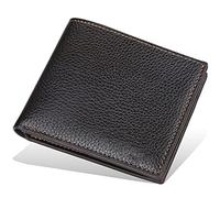 YTBHSHXZ Carteras for Hombre, Billetera Delgada Plegable, con Bloqueo y Bolsillo for Monedas Cremallera, billeteras Minimalistas for(Grijs)