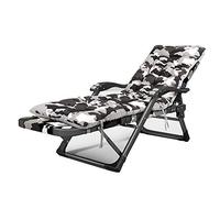 YTBHSHXZ Chaise Plegable portátil, con cojín Suave Desmontable, Silla de Patio Acolchada Altura Ajustable(Camouflage 01,with A Mattress)