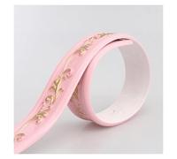 YTBHSHXZ cintas decorativas, Cenefas autoadhesivas for papel pintado, multicolor, varios tamaños(4 pink Gold,500 x 4 cm)
