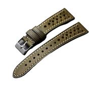YTBHSHXZ correa de reloj， Compatible con correa de reloj antigua, cuero de vaca de primera capa de estilo transpirable, correa de hombre hecha a mano(Maroon,22mm)
