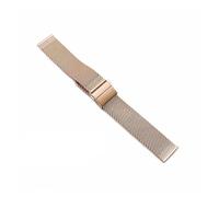 YTBHSHXZ correa de reloj， Correa de reloj de acero inoxidable pulsera de correas de reloj de liberación rápida for hombres y mujeres(Rose Gold,22mm)