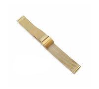 YTBHSHXZ correa de reloj, Correa de reloj de acero inoxidable pulsera de correas de reloj de liberación rápida for hombres y mujeres(Gold,20mm)