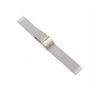 YTBHSHXZ correa de reloj, Correa de reloj de acero inoxidable pulsera de correas de reloj de liberación rápida for hombres y mujeres(Silver,18mm)