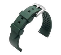 YTBHSHXZ correa de reloj, Correa de reloj de silicona deportiva Correas de caucho resistentes al agua(Green,22MM)
