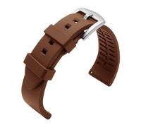 YTBHSHXZ correa de reloj, Correa de reloj de silicona deportiva Correas de caucho resistentes al agua(Brown,22MM)