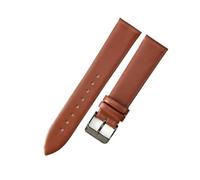 YTBHSHXZ correa de reloj， Correa de reloj suave ultrafina de cuero genuino, Compatible con hombres y mujeres, correa de accesorios for reloj azul y blanco(19mm)