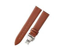 YTBHSHXZ correa de reloj， Correa de reloj suave ultrafina de cuero genuino, Compatible con hombres y mujeres, correa de accesorios for reloj azul y blanco(21mm)