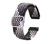 YTBHSHXZ correa de reloj, Correas de reloj de nailon for hombre, correas trenzadas ajustables, correa de reloj deportiva de liberación rápida(Gradient BlackA,18mm)