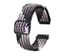 YTBHSHXZ correa de reloj, Correas de reloj de nailon for hombre, correas trenzadas ajustables, correa de reloj deportiva de liberación rápida(Gradient BlackB,22mm)