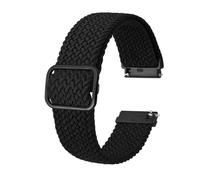 YTBHSHXZ correa de reloj， Correas de reloj de nailon for hombre, correas trenzadas ajustables, correa de reloj deportiva de liberación rápida(Black,18mm)