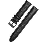 YTBHSHXZ Correa de reloj cuero 10 mm a 24, pulsera for hombres y mujeres, accesorios repuesto(Black Black,18mm)