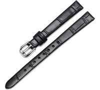 YTBHSHXZ Correa de repuesto cuero genuino Leat for mujer, tamaño pequeño, piel vaca, 6 mm, 8 y 10(Black C)