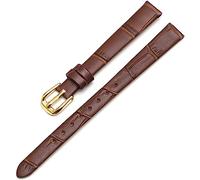 YTBHSHXZ Correa de repuesto cuero genuino Leat for mujer, tamaño pequeño, piel vaca, 6 mm, 8 y 10(Brown a)