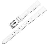 YTBHSHXZ Correa de repuesto cuero genuino Leat for mujer, tamaño pequeño, piel vaca, 6 mm, 8 y 10(White C)