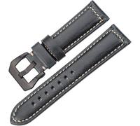 YTBHSHXZ Correas de Reloj de Cuero, Accesorios for Relojes Correa de Piel de Vaca 20 mm 22 mm 24 mm 26 mm Correa de Cuero for Hombres y Mujeres Hebilla de Acero