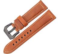 YTBHSHXZ Correas de Reloj de Cuero, Accesorios for Relojes Correa de Piel de Vaca 20 mm 22 mm 24 mm 26 mm Correa de Cuero for Hombres y Mujeres Hebilla de Acero