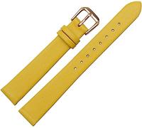 YTBHSHXZ Correas de reloj Leat cuero tamaño pequeño (6 mm, 8 y 10 mm), correas repuesto suaves for mujer(Yellow C)