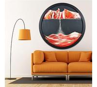 YTBHSHXZ Cuadro de arena fluida, 44 cm (17,3 pulgadas), multicolor, paisaje giratorio(P)