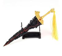 YTBHSHXZ Espada Coleccionable de Metal 22 cm (8,7 Pulgadas) con Soporte exhibición. Miniatura for decoración Escritorio