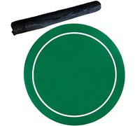 YTBHSHXZ Estera de póquer Profesional con Bolsa de Transporte, diseño de Fieltro de Casino de Mesa for Tarjetas, Juegos de póquer(Green,54inch)
