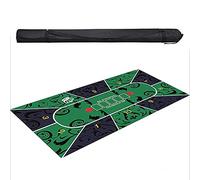 YTBHSHXZ Estera portátil de diseño de Mesa de póquer de Espuma de Goma | Funda de póquer for Mesa de Comedor con Bolsa de Transporte