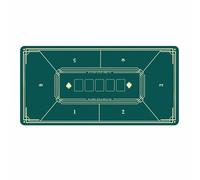 YTBHSHXZ Estera Profesional de diseño de Mesa con Bolsa de Transporte, Cubierta de Goma for Mesa de diseño de Juegos for Fiestas(Green,Small)