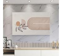 YTBHSHXZ Funda for televisor de 32 a 75 pulgadas con estampado pintura, tela arte moderno, for montaje en pared, a prueba polvo(A,37 38in(92x58cm))