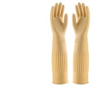 YTBHSHXZ Guantes largos for acuario, peceras, guantes industriales gruesos de protección, impermeables for lavar platos(1 Pair 45cm a)