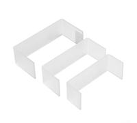 YTBHSHXZ, Juego de 3 estantes de Almacenamiento for exhibir Joyas, Multicolor, for el hogar y la Oficina.(White)