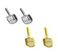 YTBHSHXZ Juego de 4 Palas Antideslizantes for Arena Gatos Grandes, rascador portátil for, Material Resistente