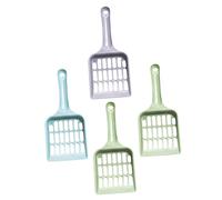 YTBHSHXZ Juego de 4 recogedores Arena for Mascotas con Mango ergonómico y fácil Limpieza. Color Aleatorio