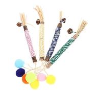 YTBHSHXZ Juguete para Gatos, 4 palitos interactivos for Masticar, dentición y Tiempo de Juego. Alternativa a la Hierba gatera