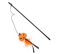 YTBHSHXZ Juguete para Gatos, Juguete Interactivo for Gatos de Halloween con un Bonito diseño Calabaza y Materiales Seguros. Divertido Juguete for prevenir arañazos