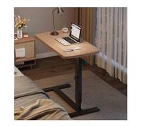 YTBHSHXZ mesita Auxiliar, Escritorio for portátil versátil con Acabado en Nogal, solución de Almacenamiento compacta for salón y Oficina(80 * 40cm,Ordinary Wood)