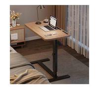 YTBHSHXZ mesita Auxiliar, Escritorio for portátil versátil con Acabado en Nogal, solución de Almacenamiento compacta for salón y Oficina(80 * 40cm,Upgraded Wood)