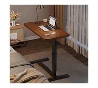YTBHSHXZ mesita Auxiliar, Escritorio for portátil versátil con Acabado en Nogal, solución de Almacenamiento compacta for salón y Oficina(80 * 40cm,Ordinary Walnut)