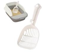 YTBHSHXZ Pala ergonómica con Mango Largo for Mascotas, Limpieza eficiente, hogar, fácil de Usar en Interiores(White)