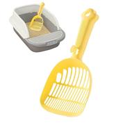 YTBHSHXZ Pala ergonómica con Mango Largo for Mascotas, Limpieza eficiente, hogar, fácil de Usar en Interiores(Yellow)