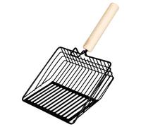 YTBHSHXZ Pala metálica for Arena de Gatitos con Mango Largo, ergonómica y Antideslizante for arenero