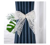 YTBHSHXZ Paquete de 2 alzapaños Encaje con Bordado Lazo for Cortinas, Decorativos for Bodas