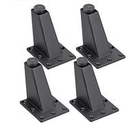 YTBHSHXZ Patas Ajustables for Muebles de aleación Aluminio, Multicolor, 8-10 cm, 4 Unidades(Gold,9.2cm)