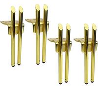 YTBHSHXZ Patas de Hierro for Muebles, 4 Unidades, Multicolor, 15 cm(Gold)