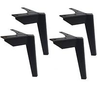 YTBHSHXZ Patas de Hierro for Muebles, 4 Unidades, Multicolor, 8-15 cm(Black,8cm)