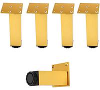 YTBHSHXZ Patas for Muebles, 4 Unidades, aleación de Aluminio, Color Dorado, 6-30 cm(Gold a,15cm)