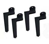 YTBHSHXZ Patas Intercambiables for Muebles, 4 Unidades, Hierro Multicolor, 12-17 cm(Black,15cm)