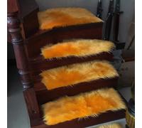 YTBHSHXZ peldaños, 1 Alfombra de Felpa Suave y esponjosa for escaleras, Antideslizante(C,85x24cm)